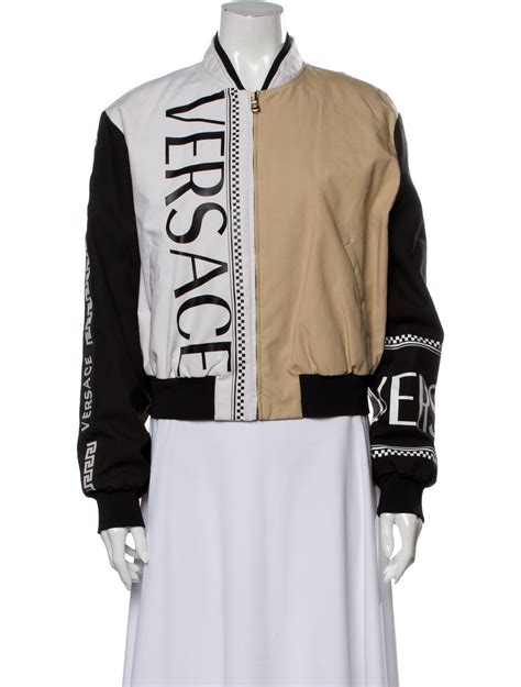 versace bomber jacket womens